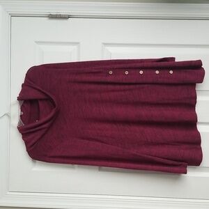 Misia Cowl Neck Long Sleeve Shirt